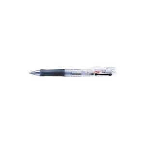 ゼブラ ２色ボールペン　クリップ−オンＧ　２Ｃ　軸色：透明　インク色：黒・赤 (B2A3-C)