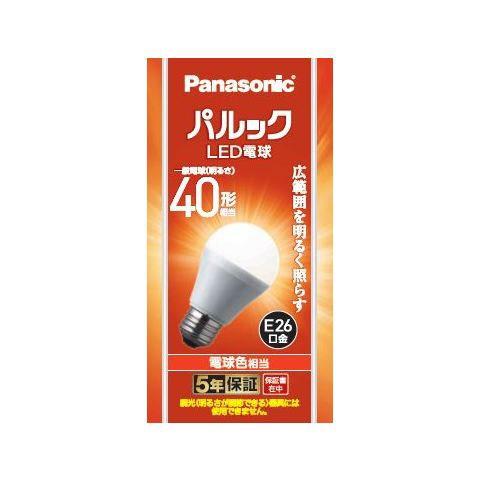 パナソニック パルック LED電球 LED（電球色） 電球色 広配光 (E26) LDA4LGK4 ...