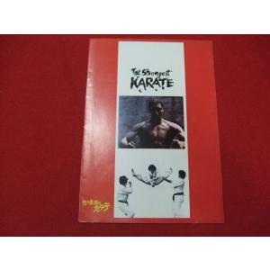Z/A/【映画パンフレット】地上最強のカラテ/...の詳細画像1