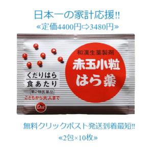 赤玉小粒はら薬 10袋セット30丸入×2包定価4...の商品画像
