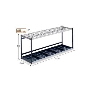 傘立て テラモト 折りたたみ式傘立A型 60本収納 傘立