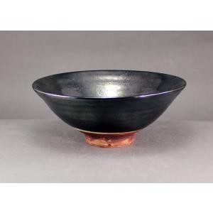 茶道具 抹茶茶碗 平茶碗 萩焼き 波多野善蔵作 扇芝庵/指月窯 萩焼 茶道