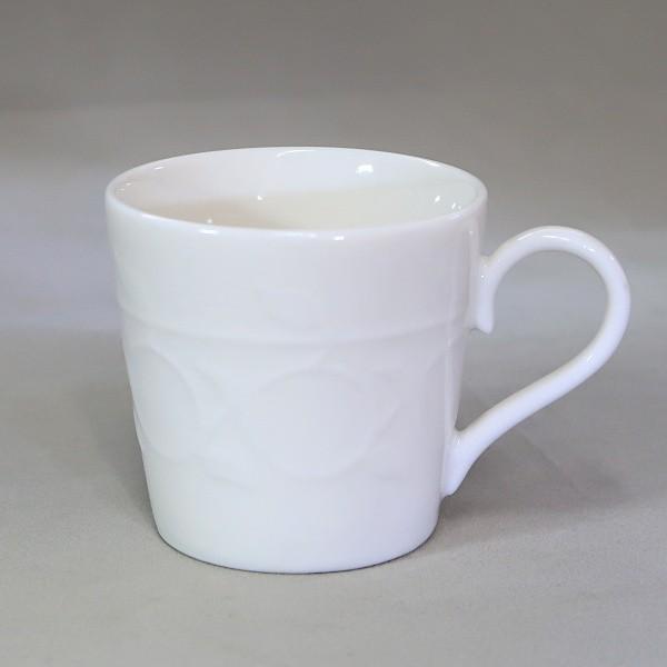 80cc 白いレリーフデミカップ