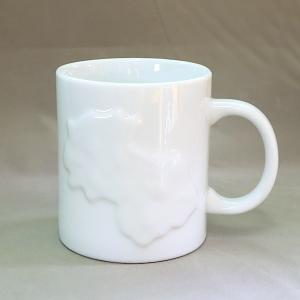 【特価商品】330cc 地図マグ（白）｜やきものらんど