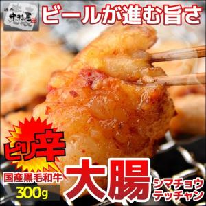 お中元 御中元 ホルモン 牛肉 国産牛 ピリ辛 大腸 300g しまちょう シマチョウ テッチャン 内祝い ギフト 焼肉 バーベキュー BBQ｜yakinikunakamurayayh