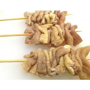 国産豚白もつ串　（1本30ｇ10本入り未調理）