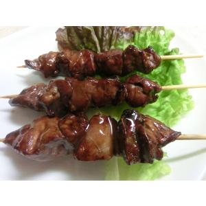 国産焼鳥ハツ付き鳥レバー（肝）串30ｇ10本入り（冷凍）未調理品