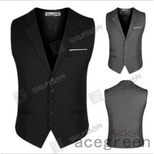 限定セール ジレベスト結婚式メンズビジネス フォーマルベスト礼服シングル