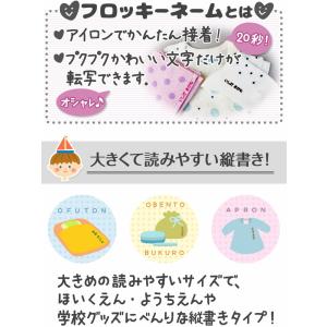 フロッキーネーム 大サイズ 縦タイプ 15枚@の詳細画像1