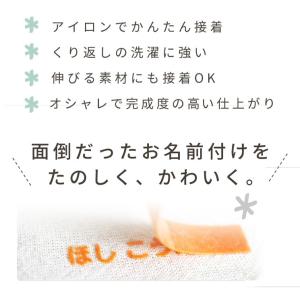 【最短当日出荷】ハサミいらず フロッキーネーム...の詳細画像4