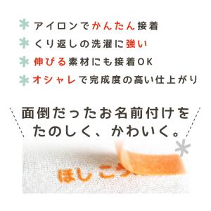 【最短当日出荷】カット済みフロッキーネーム 選...の詳細画像4