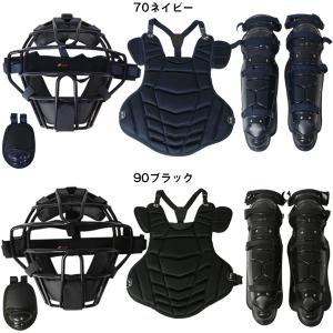 新品 ゼット 硬式用キャッチャー防具セット(BL031B) ネイビー ゼット ゼット/キャッチャー/防具/4点セット/硬式用/マスク