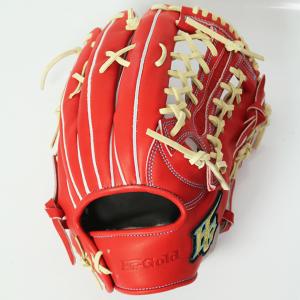 【現品限り】ハイゴールド ＨＩ−ＧＯＬＤ 野球 硬式 グローブ グラブ 外野 高校野球対応 バーニングオレンジ×キャメル 心極 こころきわめ ＫＫＧ２３０９｜yakyu-hitosuji