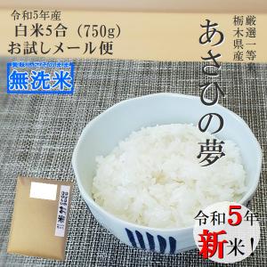 お米 750g(5合) 栃木県 白米 一等米 あさひの夢 平...