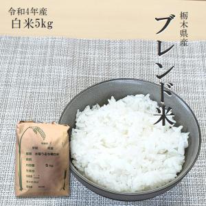 米 5kg 送料無料 ブレンド米 令和4年 栃木県産 白米 精米 コシヒカリブレンド