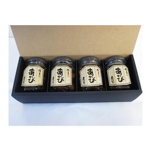 あわび煮貝（瓶入）４本化粧箱入