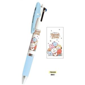 BT21ジェットストリーム 3色ボールペンBT21集合 JETSTREAM0．5 公式 カミオジャパン メール便送料￥200