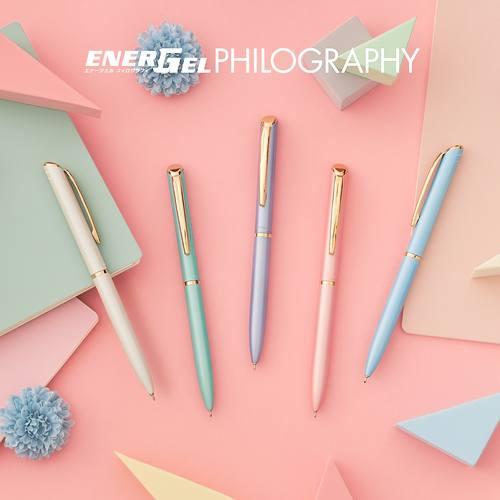 海外限定カラー　パステルカラーエナージェルフィログラフィ　ゲルインキボールペン　BLN2005P　メ...