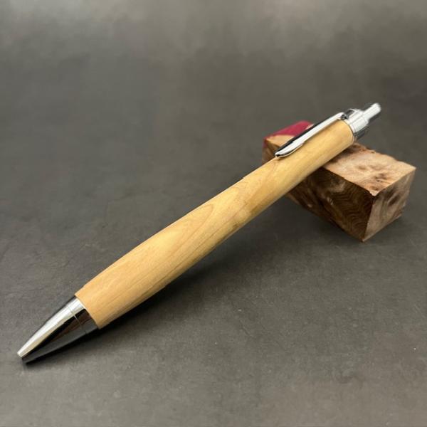 やまだ工房木軸ボールペン　Ｇ２規格　吉野ヒノキ軸　吉野檜手作りボールペン　メール便送料無料