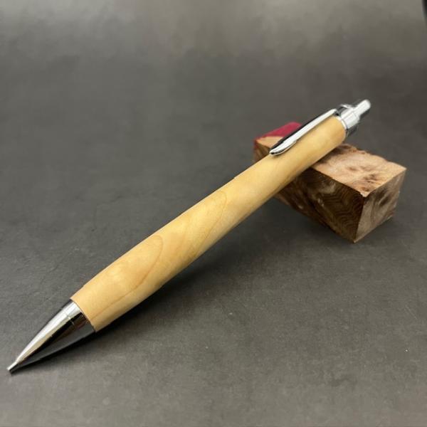 やまだ工房木軸シャープペンシル　0.5mm吉野ヒノキ軸　吉野檜手作りシャープペン　メール便送料無料