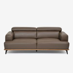 大塚家具 [3人掛]ソファ「ルーニー SD-344」半革キャメル色 #M-02【※AR