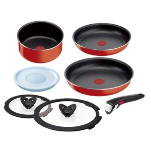 T-fal インジニオ・ネオ パプリカレッド セット7 L15190 ( 7点
