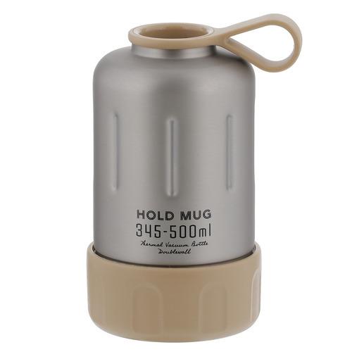 【在庫限り】ベストコ HOLD MUG ステンレスペットボトルホルダー345〜500ML用 ステンレ...