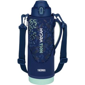 THERMOS サーモスFJS-1500F-NVMT 真空断熱スポーツボトル ワンタッチで簡単オープン 1500ml ネイビーミント