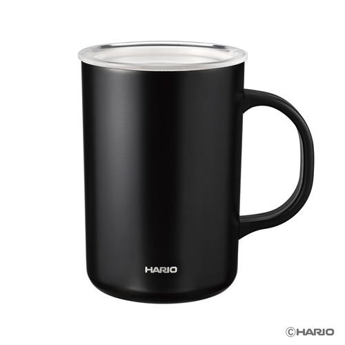 HARIO ハリオ セラミックコーティング 真空二重保温マグ 実用容量／470ml ブラック CMG...