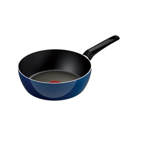 ティファール T-FAL D53383 ロイヤルブルー・インテンス ディープパン 22cm ガス火用
