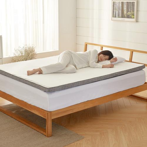 [セミダブル]上級睡眠健康指導士考案！体圧分散性とコスパを両立したマットレス 厚さ6cm 一枚重ねる...