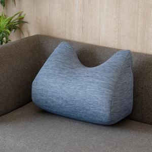 【在庫限り】イケヒコ・コーポレーション 冷感よりかかりクッション フロスト 横:55cm縦35cm高さ25cm ネイビー