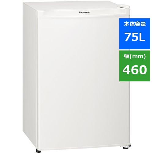 パナソニック NR-A80D-W 1ドアパーソナル冷蔵庫 (75L・右開き) オフホワイト NRA8...