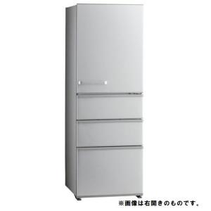 アクア AQR-36KL(S) 4ドア冷蔵庫 (355L・左開き) ブライトシルバー