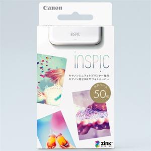 iNSPiC Canon 純正 ミニフォトプリンター フォトペーパー 丸形シール