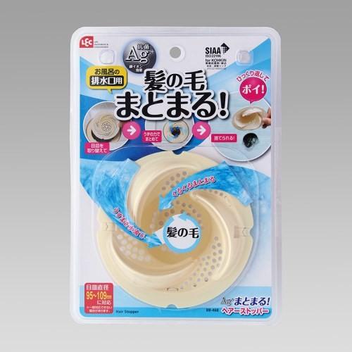 風呂掃除 レック Ag＋まとまる！ヘアーストッパー BB-468 ホワイト 幅11.5cm 奥行11...
