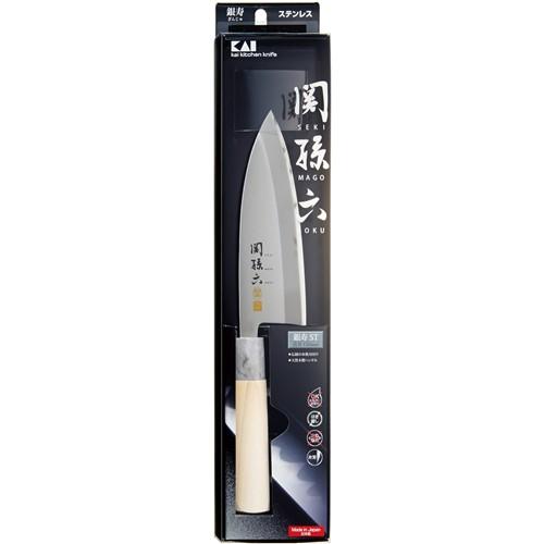 貝印 関孫六銀寿ST和包丁出刃150 000AK5061 シルバー 幅8×奥行き2．5×高さ38．8...