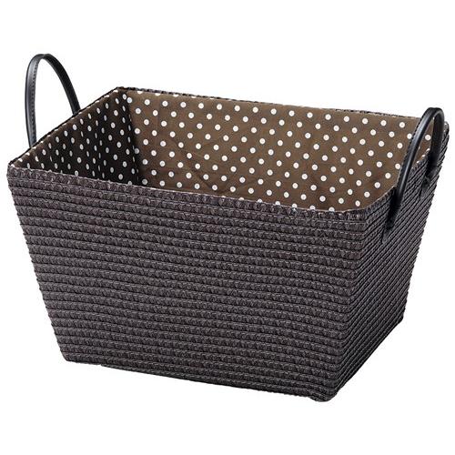 [幅43×奥行33×高さ24(31)cm] ランドリーバスケット SF-990 ブラウン おしゃれ