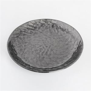 ヤマダオリジナル 天目深皿23.5 幅23.5×奥行23.5×高さ4.0cm ブラック