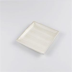 ヤマダオリジナル 粉引角皿13.0 幅13.0×奥行13.0×高さ2.0cm