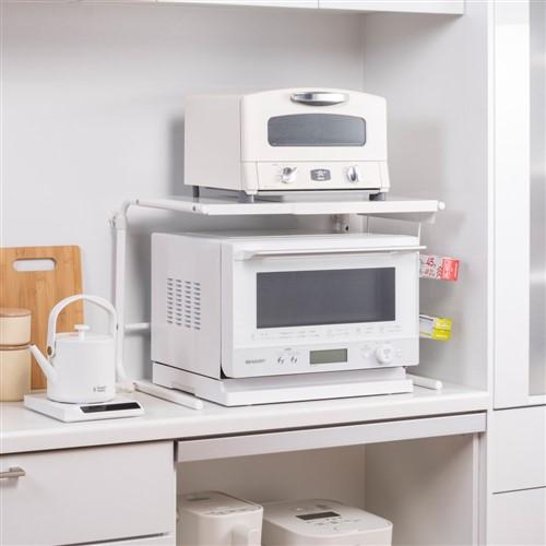 ヤマダオリジナル YTSレンジラック タテヨコ伸縮可能レンジ 上ラック