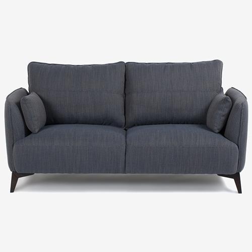 大塚家具 ［3人掛］ソファ「アローナ」布ネイビー色