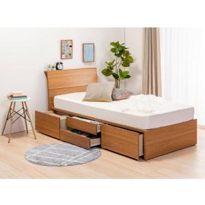 期間限定大特価】【在庫限り】ヤマダオリジナル 収納付きベッド