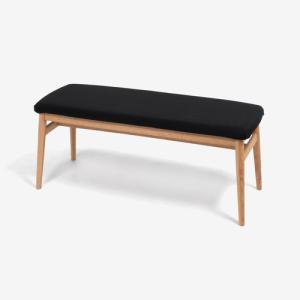大塚家具 ベンチ幅106cm専用カバー 布ブラック色  本体別売