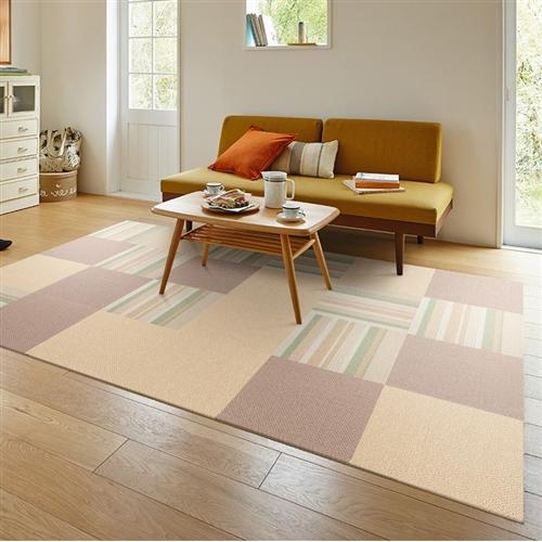 【在庫限り】東リ 吸着タイルカーペット カスタムラグ(CTR18)(バラ) ウォールナット 【40×...