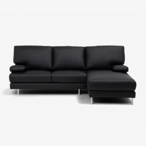 幅237］左カウチソファ 本革 「YCS150003RD」 レッド ヤマダオリジナル