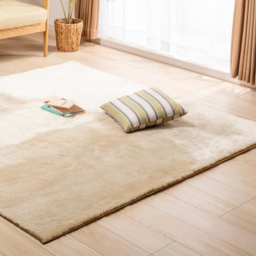 【在庫限り】ヤマダデンキ YRG23シャギーラグBE185 シャギーラグ ウレタン10mm内蔵 18...