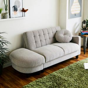 ヤマダオリジナル［2人掛］ソファ 「YS120012IV」 幅163 合成皮革