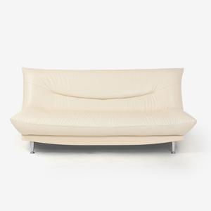 大塚家具 ソファ 3人掛け ルーニー 幅198cm 半革 #M-2 キャメル色 大塚 