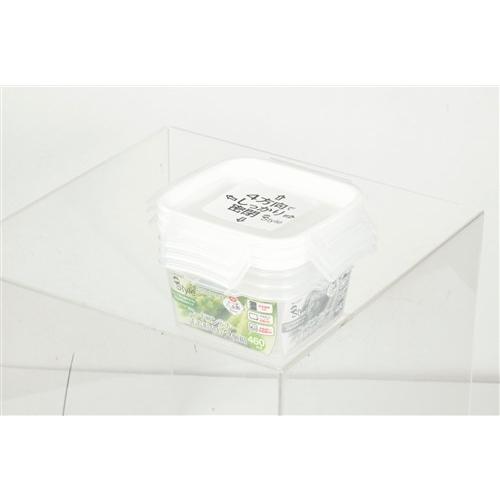 NEW Styleフードコンテナ正方形M 3P リバティーコーポレーション LD-27 ホワイト 4...